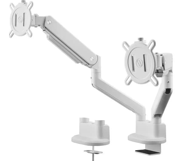 ONE FOR ALL DM4220 Dual Arm Full Motion 13-35" Monitor Desk Mount - White
