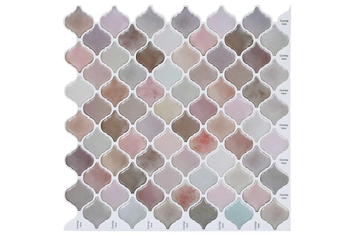 Vidaxl Lanturn Tile 50 Pcs Beige 27 X 27 Cm Polyurethane And Pet