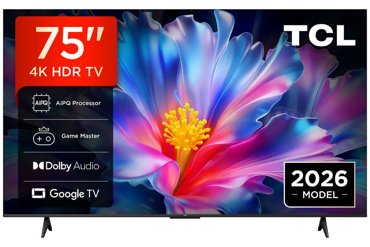 TCL P6L 75" 4K HDR Smart TV (2026) | 75P6L