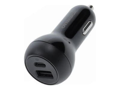 OTTERBOX - Car power adapter - 32 Watt - PD 3.1/PPS - 2 output connectors (USB-C, USB) - black