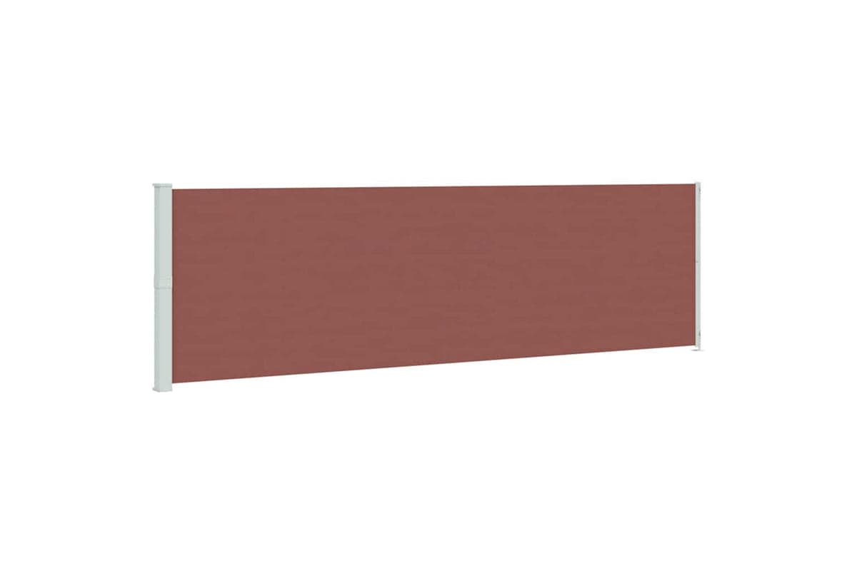 vidaXL 317969 Patio Retractable Side Awning 180x600cm Brown