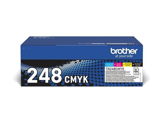 BROTHER - TN248VAL Multipack - 4-pack - black, yellow, cyan, magenta - original - toner cartridge