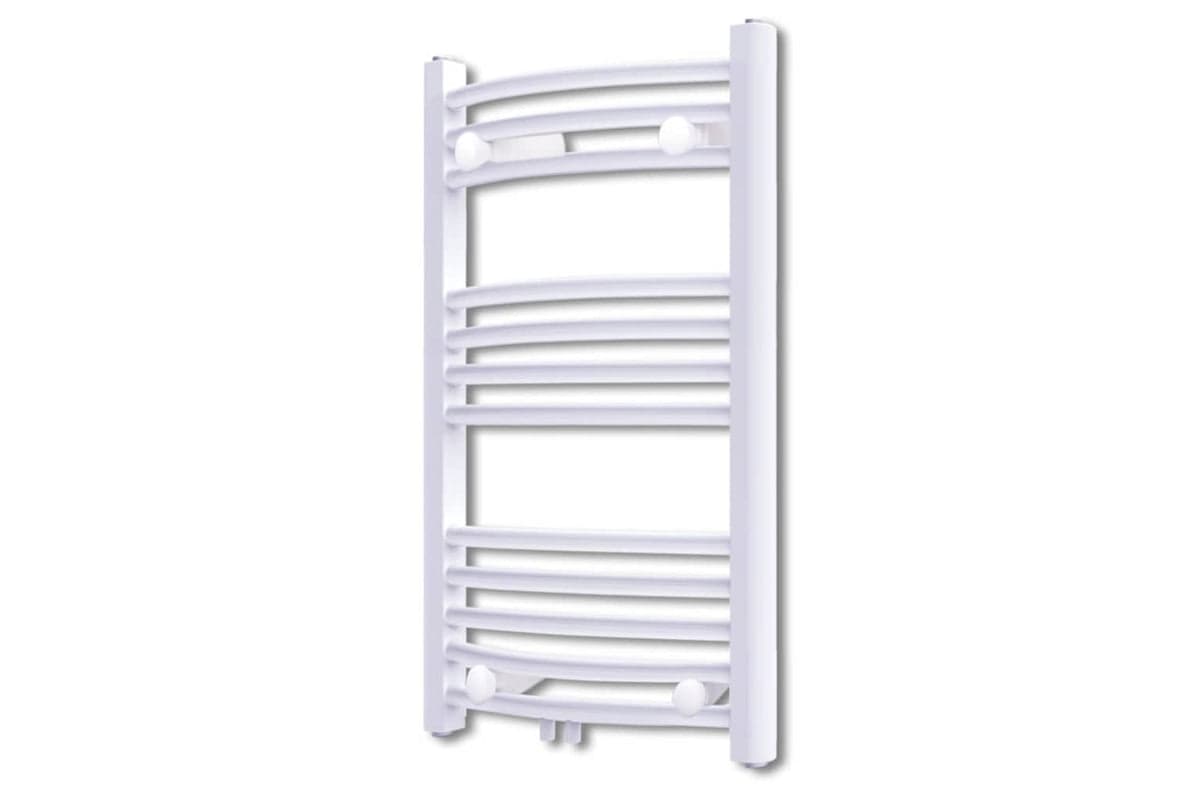 Vidaxl Bathroom Radiator Central Heating Towel Rail Curve 500 X 764 Mm