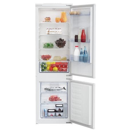 BEKO             LITRE 177.5X54CM BUILT IN FRIDGE FREEZER - MANUAL DEFROST