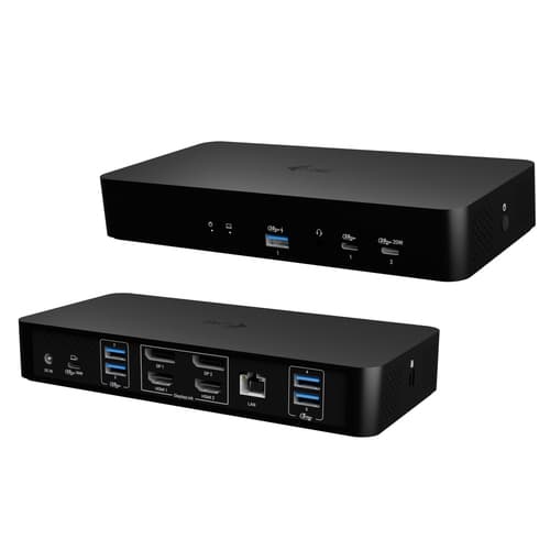 I-TEC - UNIVERSAL INTELLIGENT DUAL DISPLAY DOCKING STATION POW