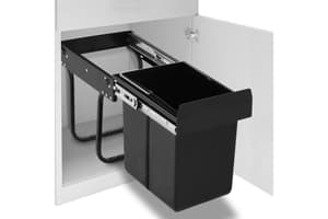 Vidaxl Kitchen Cupboard Pull-out Dustbin Soft-close 20 L