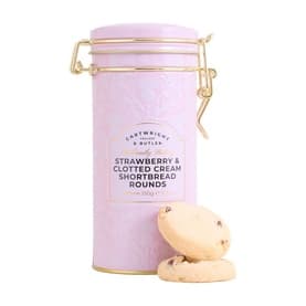 Strawberry and Clotted Cream Shortbreads in Tin 150g