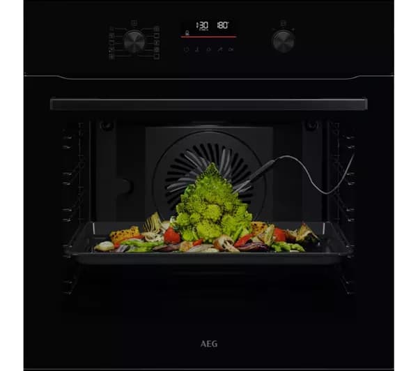 AEG 6000 SenseCook OS6AB50AK Electric Oven - Black