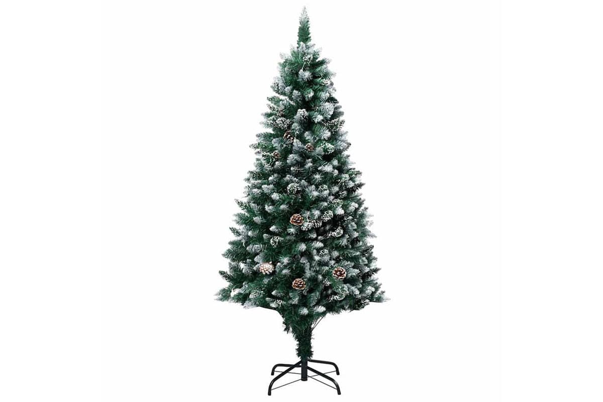 Vidaxl Artificial Christmas Tree With Pinecones And White Snow 180 Cm
