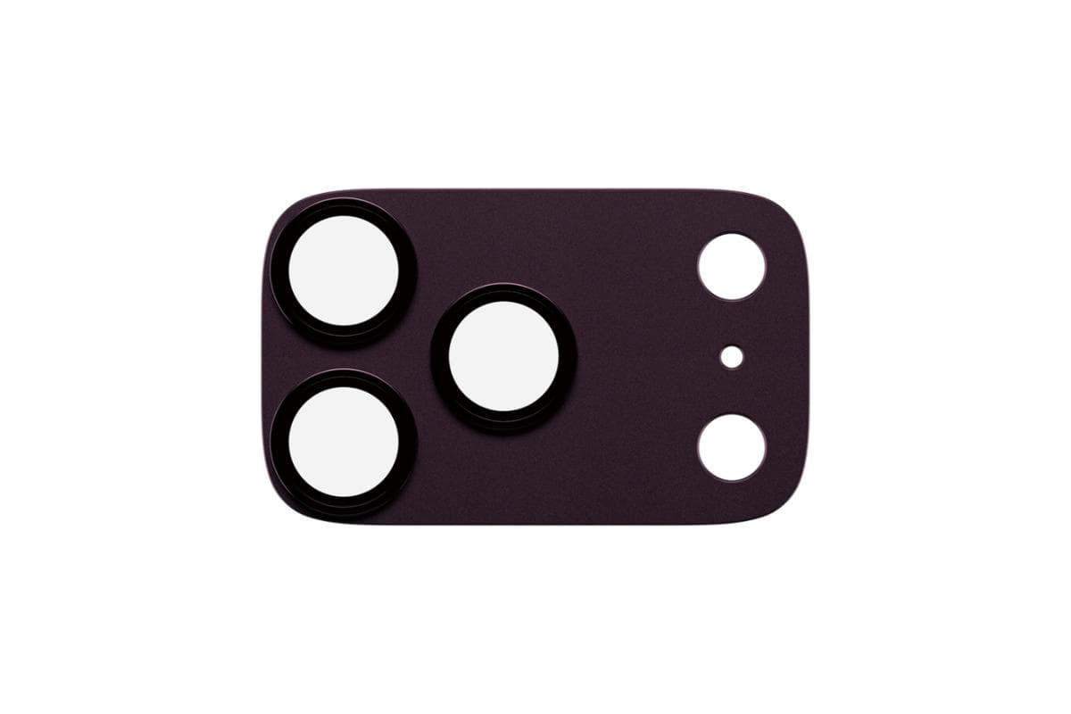 PanzerGlass iPhone 18 Pro Fender Camera Protector | Dark Cherry