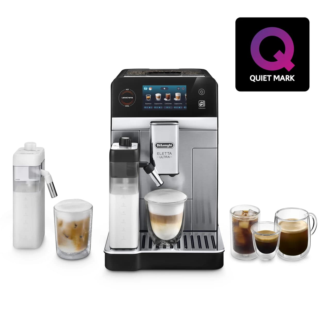 De'Longhi ECAM470.85.MB Eletta Ultra Bean to Cup Coffee Machine – Silver