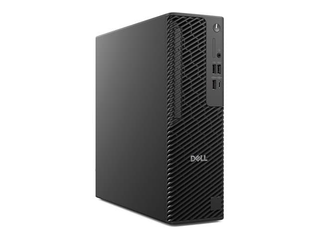 DELL - Pro Max Slim FCS1250 - AI PC - slim desktop Core Ultra 7 265 / up to 5.3 GHz - vPro Enterprise - RAM 32 GB - SSD 1 TB - SED, NVMe, TLC, Class 40 - Intel Graphics - Gigabit Ethernet - Win 11 Pro - monitor: none - black - BTP - with 3 Years Basic Onsit