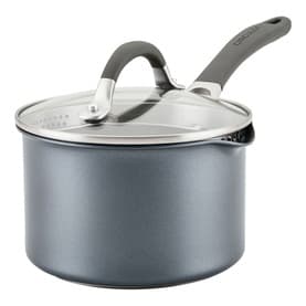 ScratchDefense Extreme Non-Stick Straining Saucepan & Lid 16cm