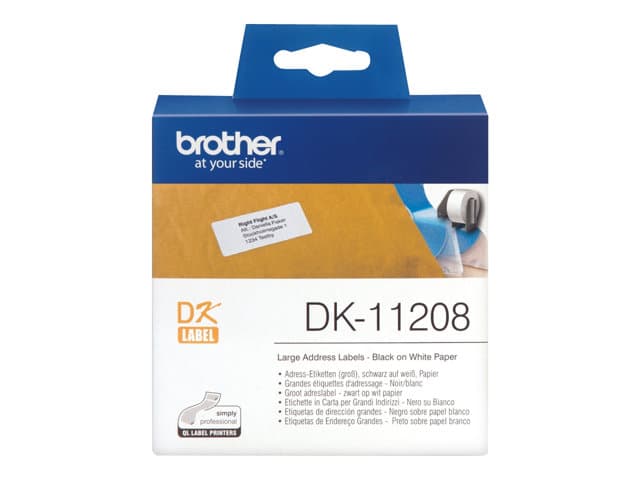 Brother DK address labels