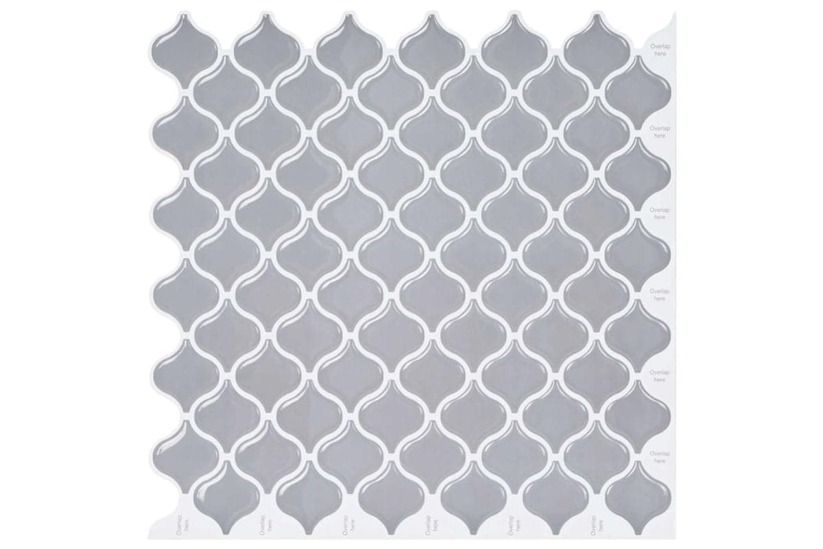 Vidaxl Lanturn Tile 20 Pcs Grey 27 X 27 Cm Polyurethane And Pet
