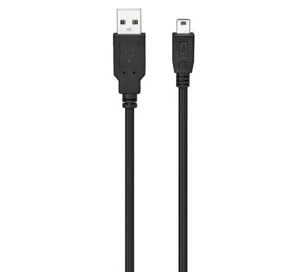 LOGIK LUSBMIN23 USB A to USB Mini-B Cable - 1.8 m