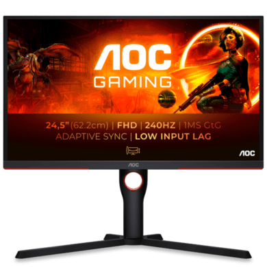 AOC G3 25G3ZM 25" VA Full HD 240Hz 0.5ms Gaming Monitor
