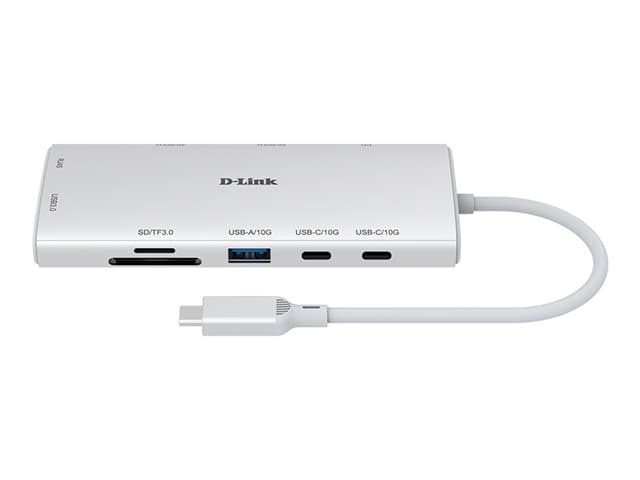 D-LINK - DUP-A01 - docking station - USB-C - 2 x HDMI - 1GbE