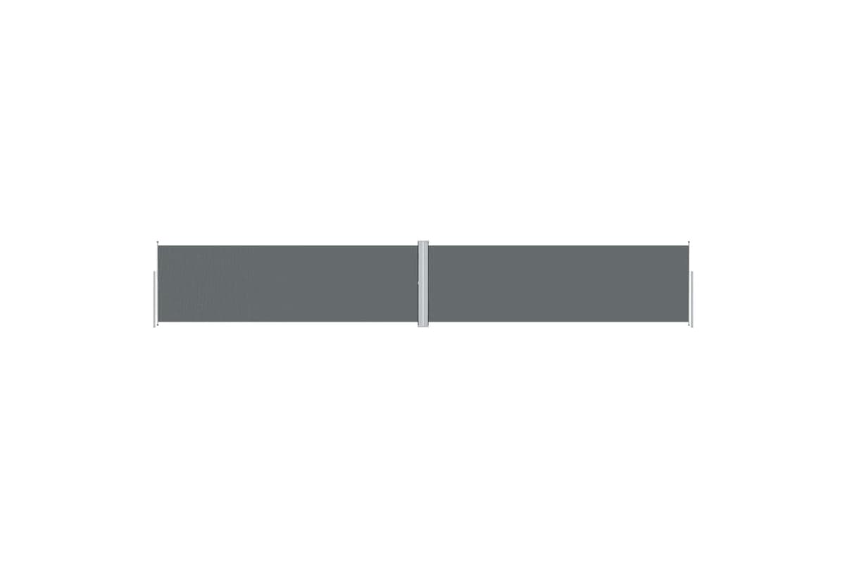 vidaXL 318032 Retractable Side Awning Anthracite 160x1000cm