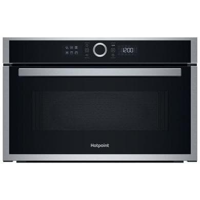 Refurbished Hotpoint Class 4 HMD44MXUK Built In Microwave and Grill - Stainless Steel
