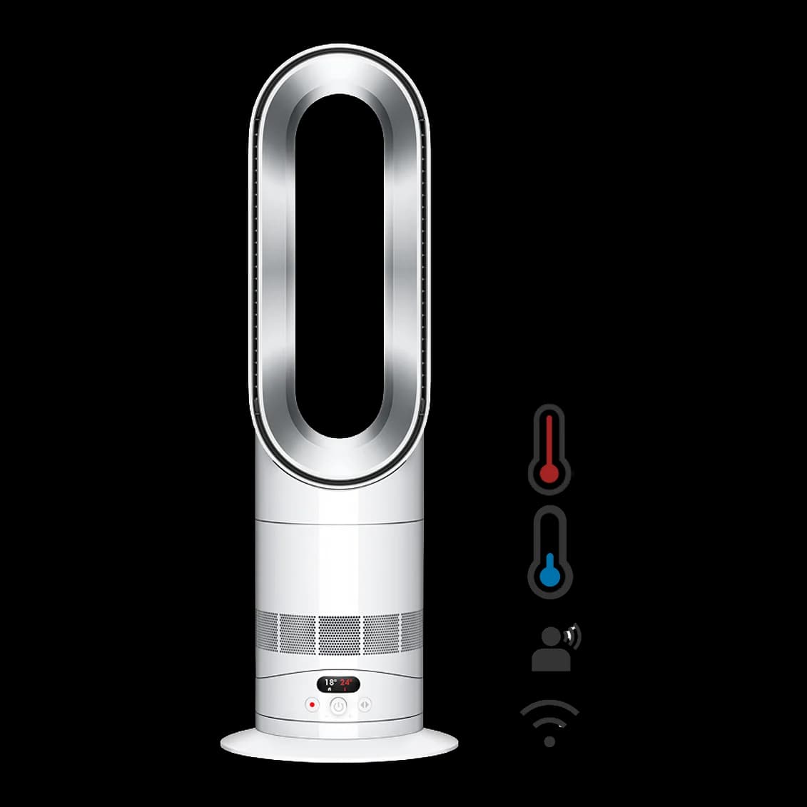 Dyson Hot+Cool HF1 Heater and Cooling Fan - White/Silver | 586344-01