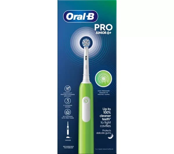 ORAL-B Pro Junior Electric Toothbrush - Green