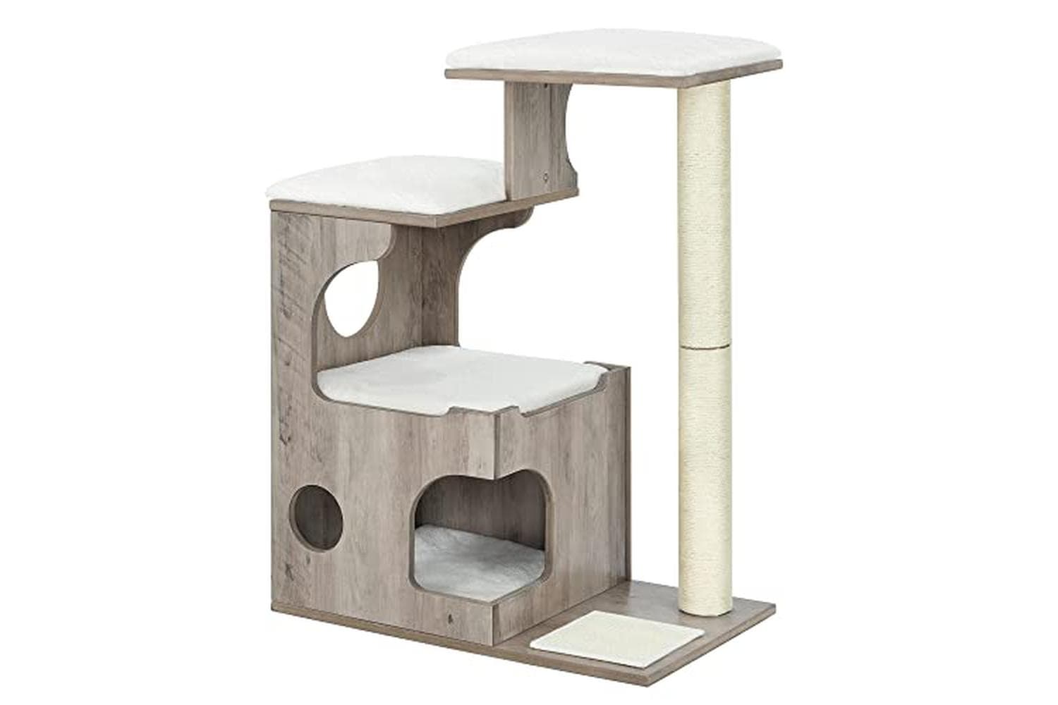 Feandrea Cat Scratching Post | Medium Size | Mdf & Sisal | 86 Cm
