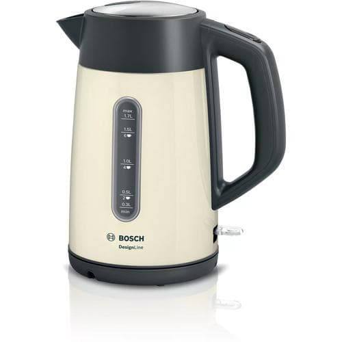 BOSCH            1.7LITRE DESIGN LINE KETTLE - CREAM WITH GREY ACCENTS