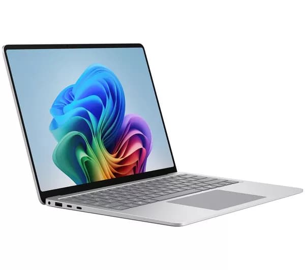 MICROSOFT Surface Laptop 13.8", Copilot+ PC - Snapdragon X2 Plus, 512 GB SSD, Platinum
