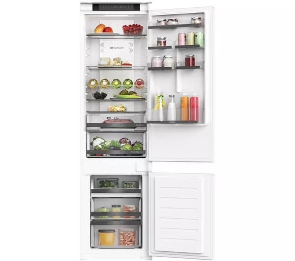 HAIER HBW5519EK Integrated Smart 70/30 Fridge Freezer - Sliding Hinge