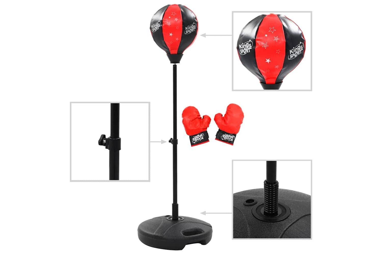 Vidaxl Kids' Punching Ball Set 87-120 Cm