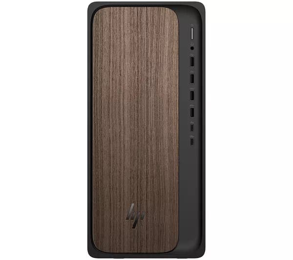HP OmniDesk M03-0000na AI Desktop PC - Intel® Core™ Ultra 7, 1 TB SSD, Dark Wood