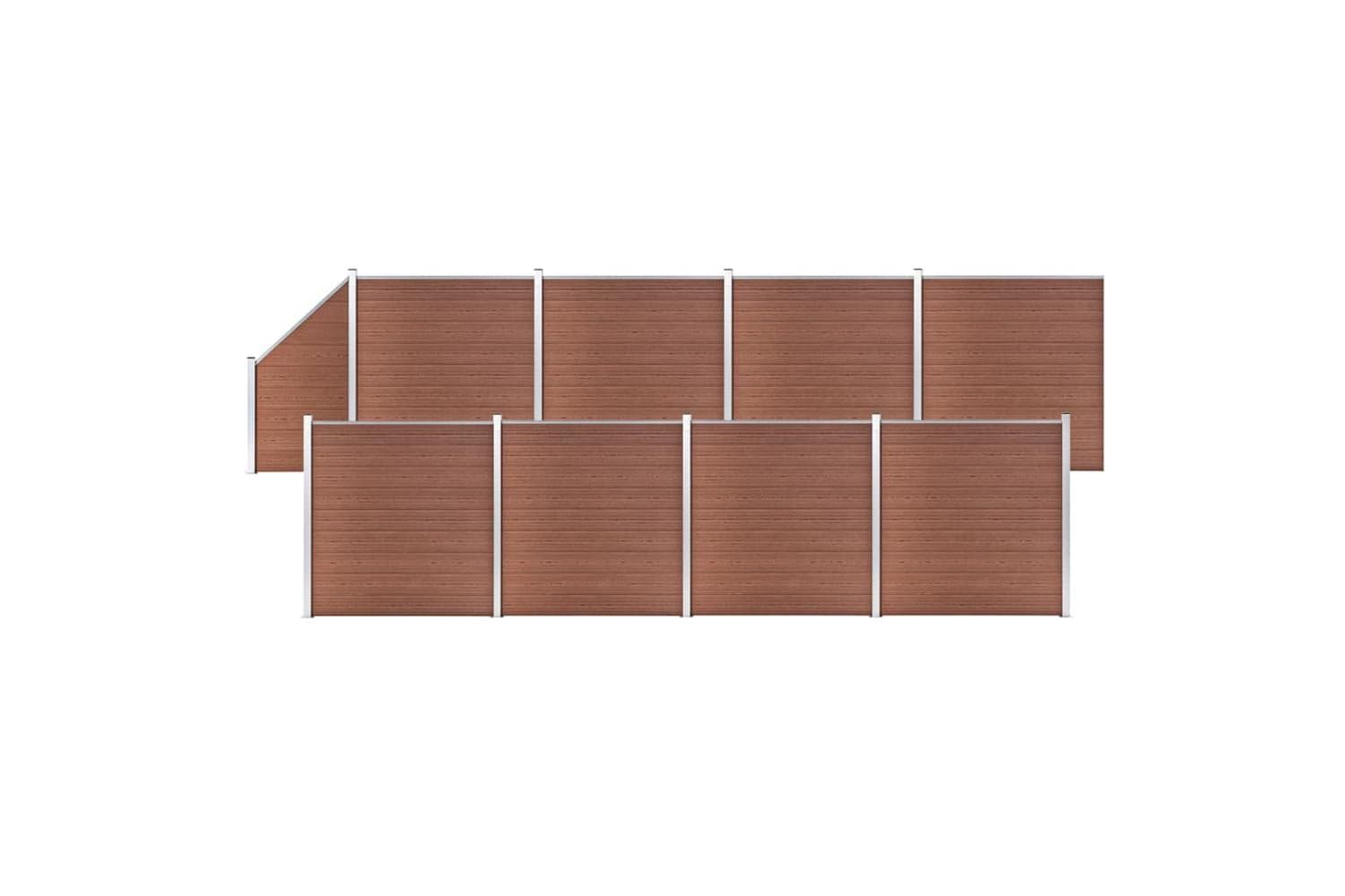 vidaXL WPC Fence
