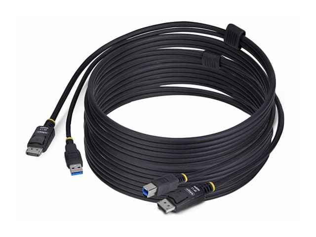 STARTECH.COM - StarTech 10ft (3m) DisplayPort and USB 5Gbps KVM Cable - keyboard / video / mouse (KVM) cable - 3 m