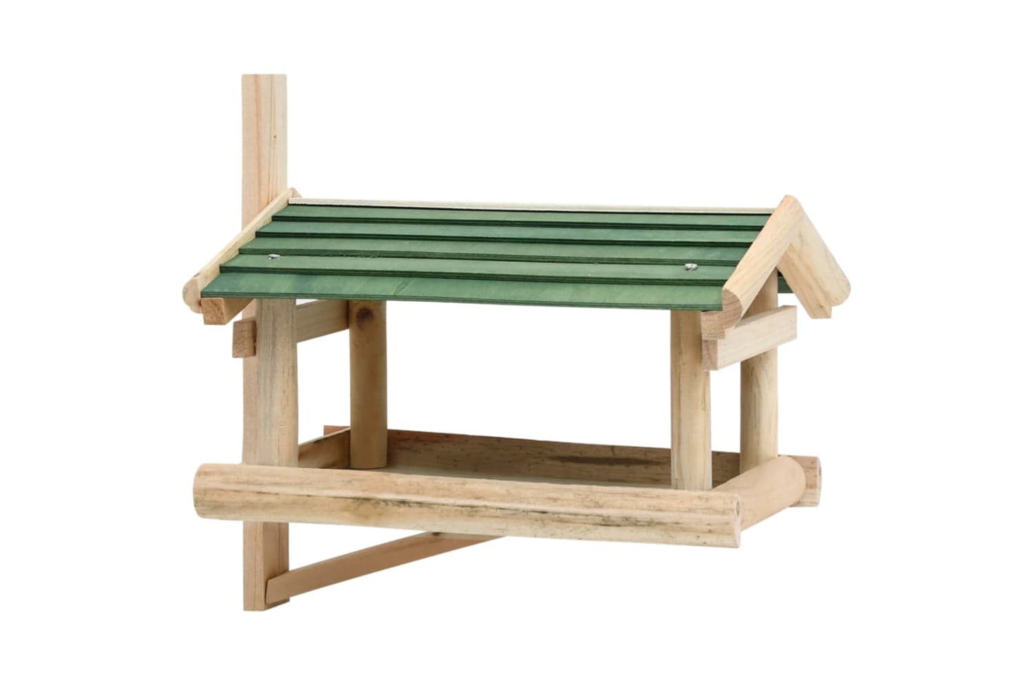 vidaXL Bird Feeder Solid Wood