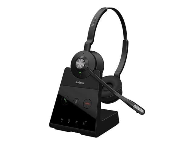 JABRA - Engage 65 SE Stereo - Headset - on-ear - DECT - wireless - Zoom Certified, Google Meet Certified, Amazon Chime Certified, Certified for Microsoft Teams Open Office, Works With Chromebook Certified, UC certified