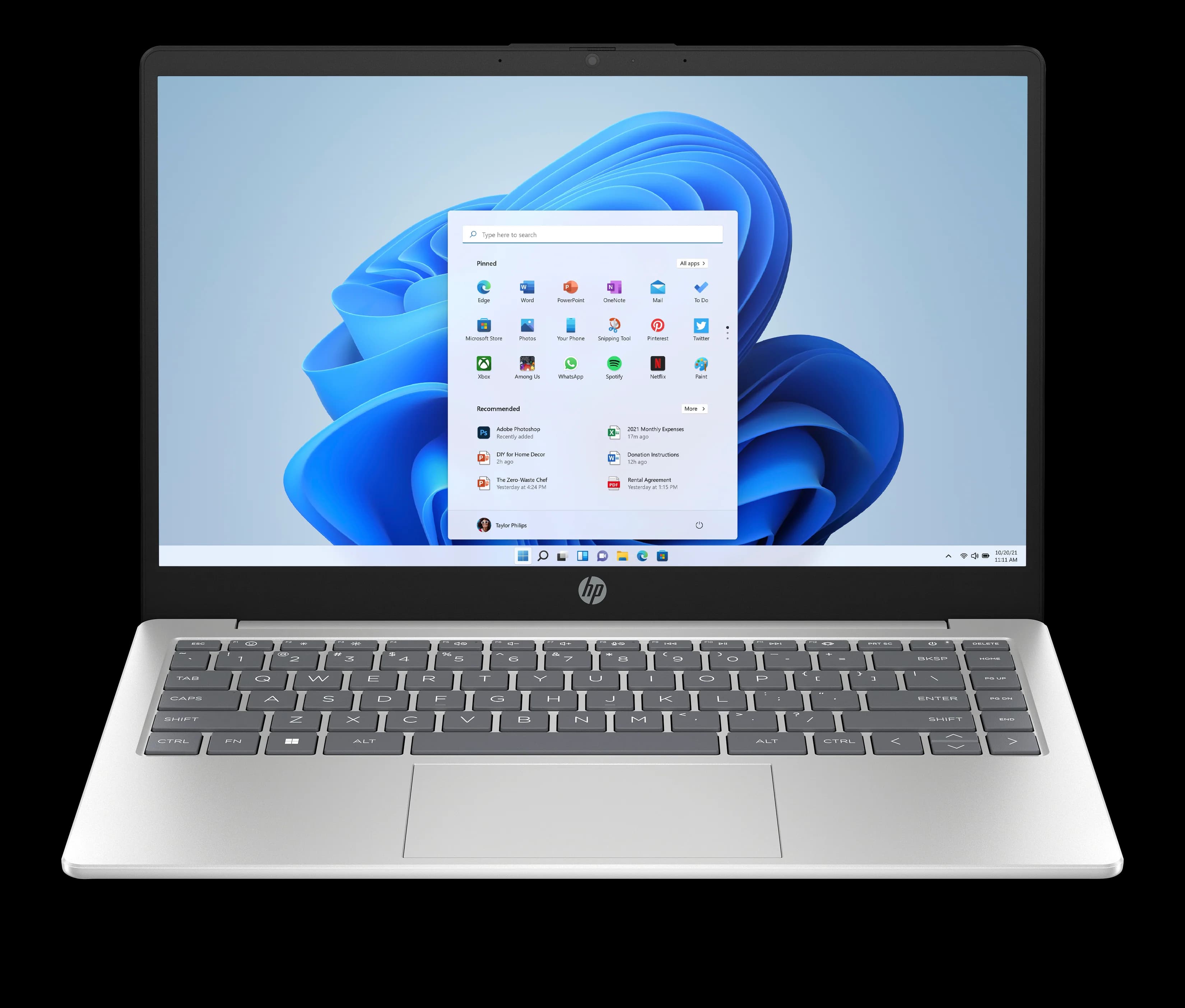 HP Intel Core i3 14" 8GB/128GB Laptop - Silver | C7DX6EAABU