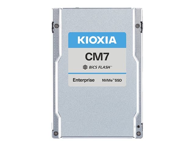KIOXIA - CM7-R Series KCMYXRUG15T3 - SSD - Enterprise, Read Intensive - 15360 GB - internal - 2.5" - PCI Express 5.0 (NVMe)
