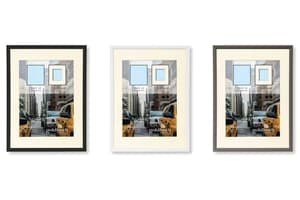 Puro 5x7/3.5x5" Portrait Photo Frame | Black