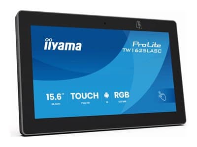 IIYAMA - ProLite TW1625LASC-B3PNR - Android PC - touch panel PC 1 RK3576 - RAM 4 GB - SSD - eMMC 32 GB - Cortex-A72 + A53 - IEEE 802.11ax (Wi-Fi 6), Bluetooth 5.3, NFC, Gigabit Ethernet - Android 14 - monitor: LED 15.6" 1920 x 1080 (Full HD) touchscreen - b