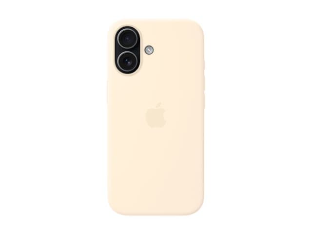 APPLE - Protective cover for mobile phone - MagSafe compatibility - silicone - vanilla - for iPhone 17