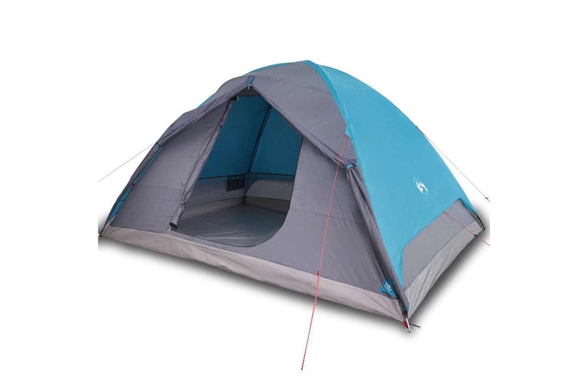 Vidaxl Camping Tent Dome 6-person Blue Waterproof