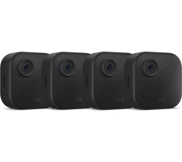 BLINK Outdoor 4 Full HD 1080p WiFi Security Camera System - 4 Cameras, Black