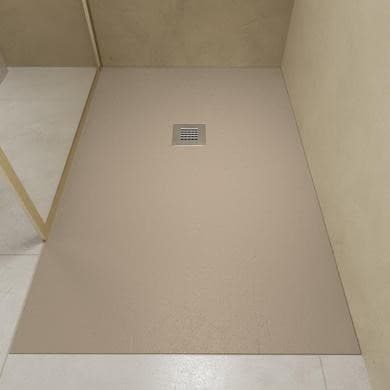1200x800mm Rectangular Anti-Slip 27mm Slimline Sand Stone Resin Shower Tray – Sileti