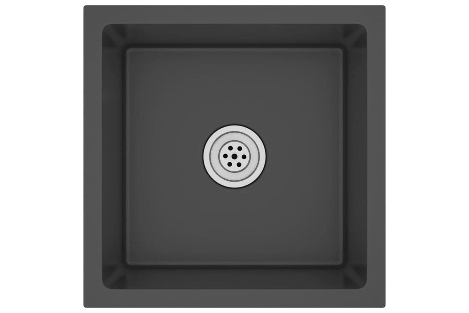 Vidaxl 51501 Handmade Kitchen Sink Black Stainless Steel