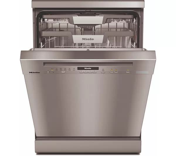 MIELE AutoDos G7040 SC Full-size WiFi-enabled Dishwasher - Clean Steel