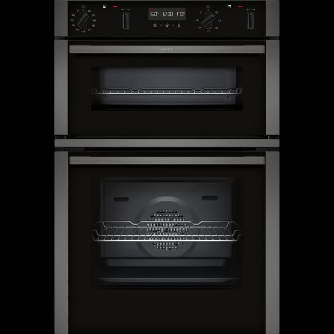 Neff N50 Built-In Double Oven - Black/Graphite | U2ACH7AG7B