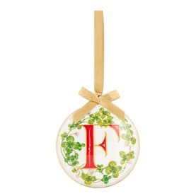 Enamel Letter F Decoration