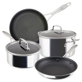 Scratch Defense Stainless Steel Four-Piece Pan Set