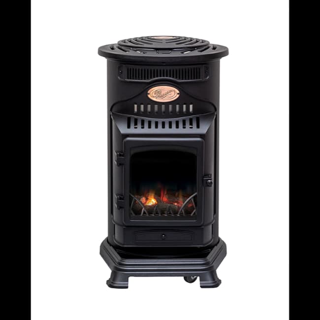 Sahara Provence Hybrid Indoor Portable Gas & Electric Heater - Black | PROVIR-HB6-BK